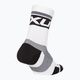 2XU Vectr Cushion Crew white and black sports socks UA5053E 2