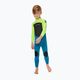 Rip Curl Groms Omega 3/2GB B/Zip 1599 green-blue children's wetsuit 118BFS
