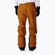 Men's Rip Curl Rocker brown snowboard trousers 007MOU 146 3