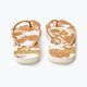 Rip Curl Oceans Together 172 women's flip flops white and brown 15RWOT 10