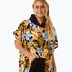 Women's Rip Curl Mixed Hooded black/orange poncho 4