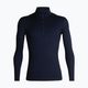 Men's thermal sweatshirt icebreaker 200 Oasis Half Zip midnight navy 8