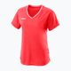 Women's tennis shirt Wilson Team II V-Neck orange WRA795309