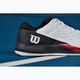Men's tennis shoes Wilson Rush Pro Ace white/red/poppy red 8
