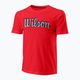 Men's tennis shirt Wilson Script Eco Cotton Tee wilson red