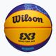 Children's basketball Wilson Fiba 3X3 Mini Paris 2004 blue/yellow size 3