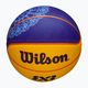 Children's basketball Wilson Fiba 3X3 Mini Paris 2004 blue/yellow size 3 4