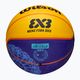 Children's basketball Wilson Fiba 3X3 Mini Paris 2004 blue/yellow size 3 5