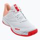 Women's tennis shoes Wilson Kaos Stroke 2.0 white/peach perfait/infrared 8