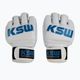 KSW grappling gloves leather white