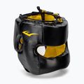 Everlast Elite Lea Headgear men's boxing helmet black EV 720