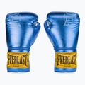 Everlast Fight Leather boxing gloves blue 2