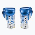 Everlast Fight Leather boxing gloves blue 3