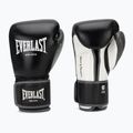 Boxing gloves Everlast Powerlock OG H&L Leather Advanced Training black/white