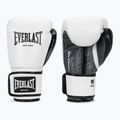 Boxing gloves Everlast Powerlock OG H&L Leather Advanced Training white/black