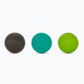 Massage balls Gaiam Restore Hand Therapy Knit green/yellow/black 2