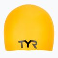 TYR Wrinkle Free swimming cap yellow
