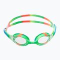 Children's swimming goggles TYR Swimple Tie Dye Non-Mirrored clear/ green/ orange 2