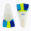 TYR Stryker Silicone white and colour swim fins LFSTRKR 2