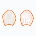 TYR Catalyst Stroke fluorescent orange swimming paddles 2