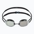 TYR Tracer-X Racing Nano Mirrored silver/black swimming goggles 2