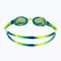 TYR Swimple Tie Dye Mirrored gold/green/blue children's swimming goggles 4