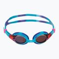 TYR Swimple Tie Dye Mirrored purple/turqoise/purple children's swimming goggles 2