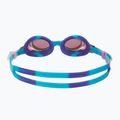 TYR Swimple Tie Dye Mirrored purple/turqoise/purple children's swimming goggles 4