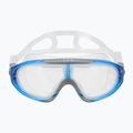 TYR Orion clear/ blue/ grey swimming mask 2