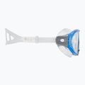 TYR Orion clear/ blue/ grey swimming mask 3