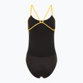 Women's one-piece swimsuit TYR Hexa Cutoutfit black/gold 2