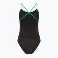 Women's one-piece swimsuit TYR Hexa Cutoutfit black/green 2