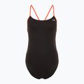Women's one-piece swimsuit TYR Hexa Cutoutfit black/orange