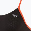 Women's one-piece swimsuit TYR Hexa Cutoutfit black/orange 2