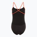 Women's one-piece swimsuit TYR Hexa Cutoutfit black/orange 3