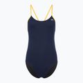 Women's one-piece swimsuit TYR Hexa Cutoutfit navy/gold