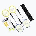 Dunlop Nitro-Star SSX 1.0 4 Player badminton set blue/yellow 13015340