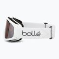 Bollé Y7 OTG ski goggles white matte/vermillon gun 4