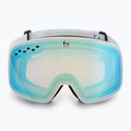 Ski goggles Bollé Nevada Small white metallic blue matte/azure 2