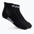 Women's tennis socks Wilson No Show 3 pairs black WRA803302