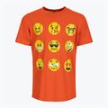 Children's tennis shirt Wilson Emoti-Fun Tech Tee orange WRA807403