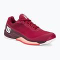 Women's tennis shoes Wilson Rush Pro 4.0 Clay beet red/white/tropical peach