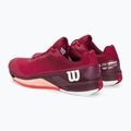 Women's tennis shoes Wilson Rush Pro 4.0 Clay beet red/white/tropical peach 3