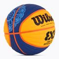 Wilson Fiba 3x3 Game Ball Paris Retail basketball 2024 blue/yellow size 6 2