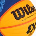 Wilson Fiba 3x3 Game Ball Paris Retail basketball 2024 blue/yellow size 6 3