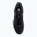 Men's tennis shoes Wilson Rush Lite 5 black/white/safety yellow 5