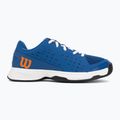 Children's tennis shoes Wilson Rush Pro Ace L Jr déjà vu blue/orange tiger/white 2
