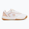 Women's tennis shoes Wilson Courtglide white/cameo rose/gum 2