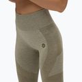Women's workout leggings Gym Glamour Khaki Fusion 333 4