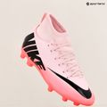 Nike Mercurial Superfly 9 Club FG/MG Junior pink foam/black children's football boots 9